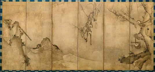 Gibboni in un paesaggio, c.1570